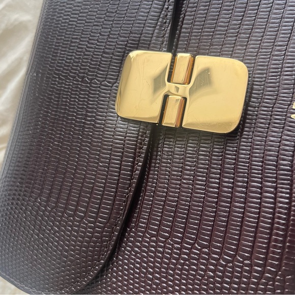 A.P.C burgundy mini grace bag - Picture 7 of 9